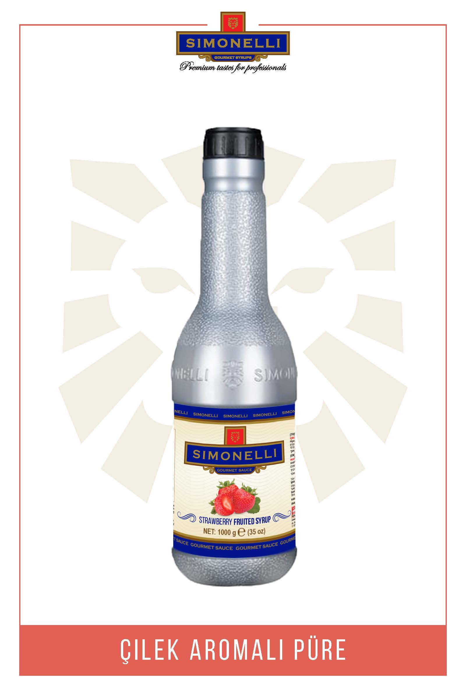 1_Sayfa_1 Simonelli Meyve Püresi Çilek 1000 G - Görsel 1