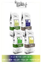 Simonelli 4’lü Doğal Bitki Çayı Seti | Yeşil Çay, Nane Limon, Papatya, Kış Çayı