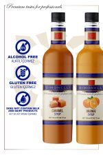 Simonelli Kahve ve Kokteyl Şurubu 700 ml 4'lü Set Karamel+Portakal+Çikolata+Beyaz Çikolata - Görsel 5