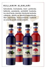 Simonelli 4’lü Kokteyl Şurubu Seti 700 ml Çilek Böğürtlen Frambuaz Karadut Aromalı - Görsel 5