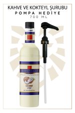 Simonelli Kahve ve Kokteyl Şurubu Fındık Aromalı Hindistan Cevizi Aromalı 700 ml Pompa Hediyeli - Görsel 3