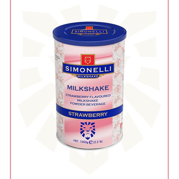 Simonelli Milkshake Çilek Aromalı 1000 G Teneke