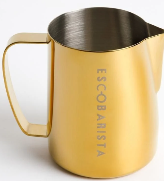 Escobarista Barista Space Süt Potu - Altın