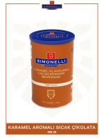 Simonelli Sıcak Çikolata Karamel Aromalı 900 G Teneke
