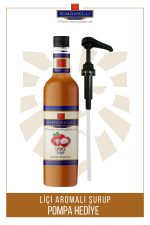 Kahve Ve Kokteyl Şurubu Liçi Aromalı 700 ml Pompa Hediyeli