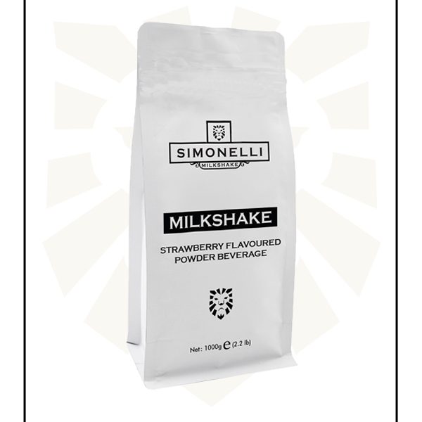Simonelli Milkshake Çilek Aromalı 1000 G Paket