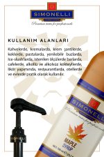 Simonelli Kahve ve Kokteyl Şurubu Maple 700 ml - Görsel 2