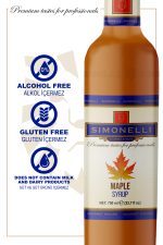 Simonelli Kahve ve Kokteyl Şurubu Maple 700 ml - Görsel 4