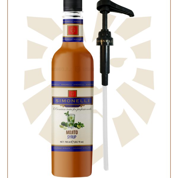 Kahve Ve Kokteyl Şurubu Mojito Aromalı 700 ml Pompa Hediyeli