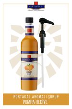 Kahve Ve Kokteyl Şurubu Portakal Aromalı 700 ml Pompa