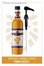 Kahve Ve Kokteyl Şurubu Portakal Aromalı 700 ml Pompa - Görsel 2