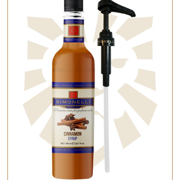 Kahve Ve Kokteyl Şurubu Tarçın Aromalı 700 ml Pompa Hediyeli