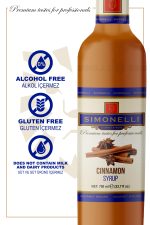 Kahve Ve Kokteyl Şurubu Tarçın Aromalı 700 ml Pompa Hediyeli - Görsel 3