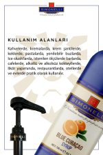 Kahve Ve Kokteyl Şurubu Turunç Aromalı 700 ml Pompa - Görsel 4
