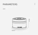 MHW-3BOMBER Vacuum Sealed Canister -750ml Valfli Kavanoz - Görsel 5