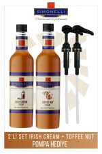 Simonelli , Irish Cream ve Toffee Nut Aromalı Şurup 700 ml Pompalı