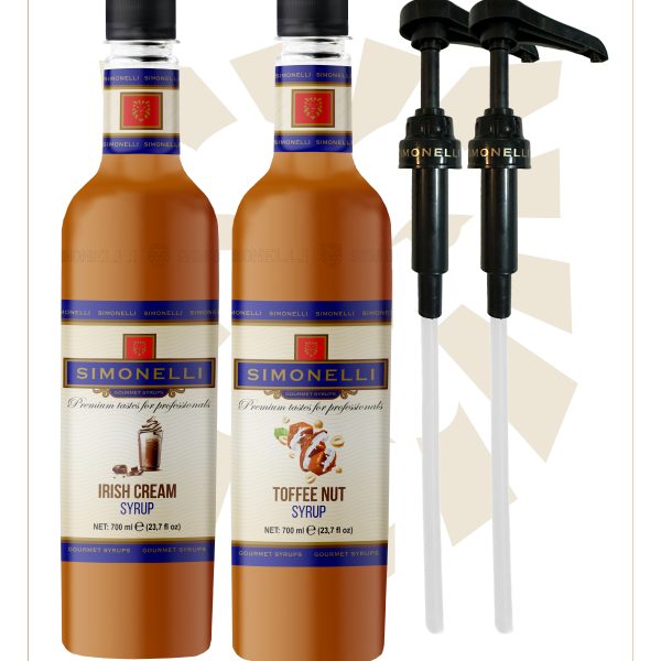 Simonelli , Irish Cream ve Toffee Nut Aromalı Şurup 700 ml Pompalı