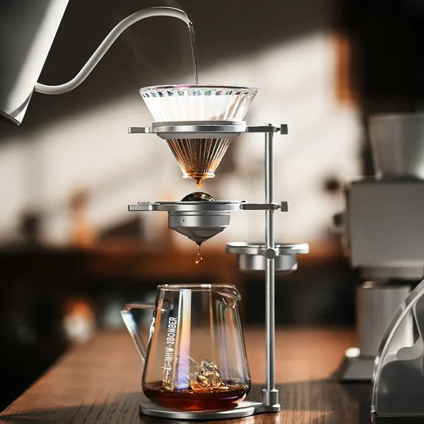 MHW-3BOMBER Pour Over Chilling Ball Stand Silver