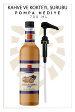 Simonelli Kahve ve Kokteyl Şurubu 2’li Çikolatalı Kurabiye Beyaz Çikolatalı 700 ml Pompa Hediye - Görsel 2