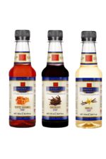 3'lü Kahve Şurup Seti (TOFFEE KARAMEL ÇİKOLATA VANİLYA) Kahve Ve Kokteyl Şurubu 3x250ml