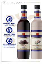 Kahve ve Kokteyl Şurubu 700 ml 4'lü Set Karamel+Vanilya+Çikolata+Beyaz Çikolata + 4 Adet Pompa - Görsel 5