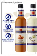 Kahve ve Kokteyl Şurubu 700 ml 4'lü Set Karamel+Vanilya+Çikolata+Beyaz Çikolata + 4 Adet Pompa - Görsel 6