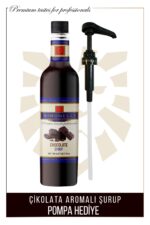 Kahve ve Kokteyl Şurubu 700 ml 4'lü Set Karamel+Vanilya+Çikolata+Beyaz Çikolata + 4 Adet Pompa - Görsel 8