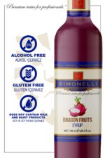 Kahve Ve Kokteyl Şurubu Ejder Meyvesi Aromalı 700 ml Pompa - Görsel 4