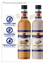 Simonelli Kahve ve Kokteyl Şurubu 2’li Çikolatalı Kurabiye Beyaz Çikolatalı 700 ml Pompa Hediye - Görsel 5