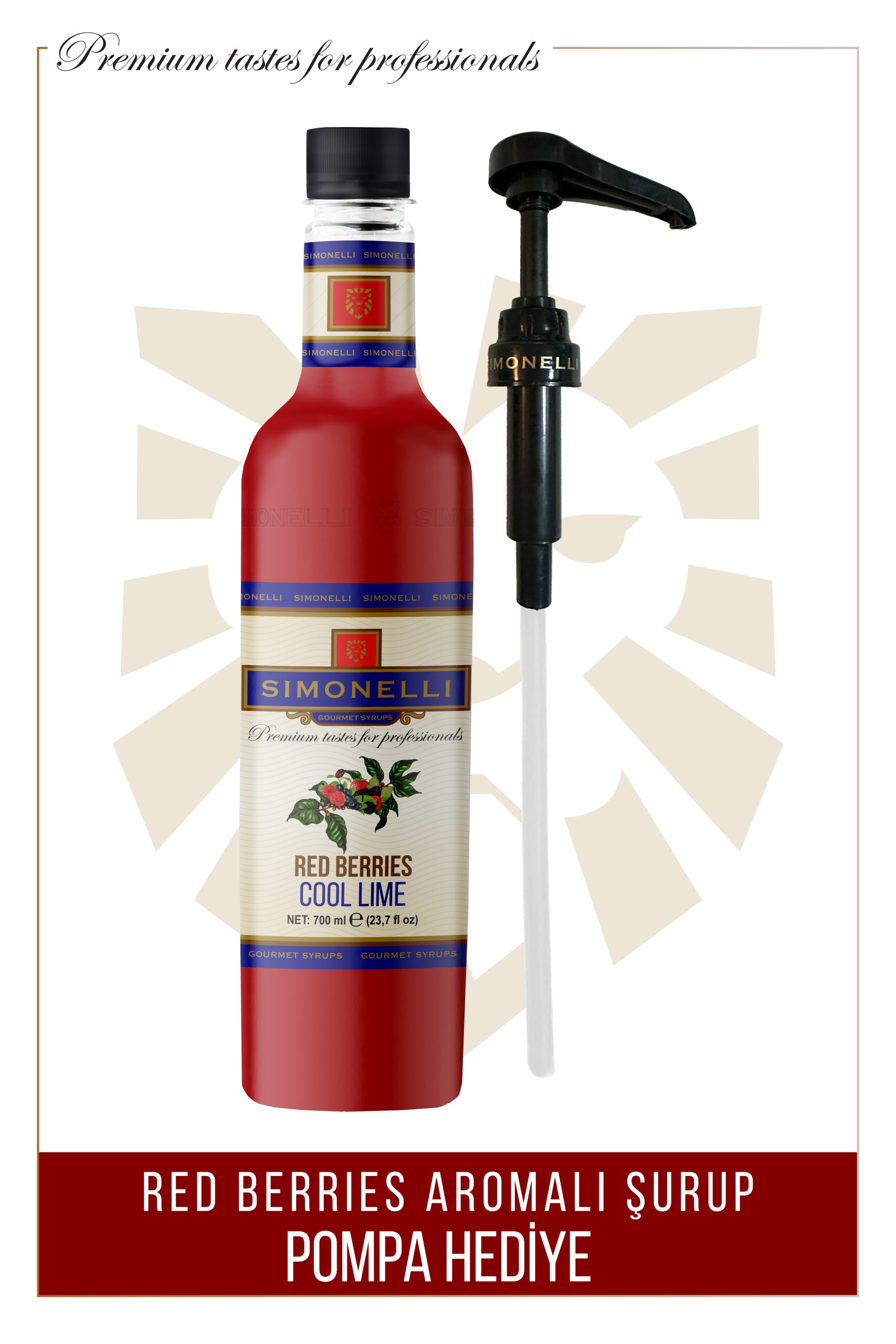 29 Cool Lıme Red Berry Özü 700 ml Pompa - Görsel 1