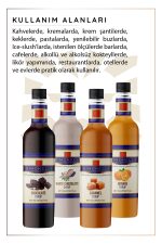 Simonelli Kahve ve Kokteyl Şurubu 700 ml 4'lü Set Karamel+Portakal+Çikolata+Beyaz Çikolata - Görsel 4