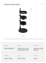 MHW-3BOMBER Pour Over Chilling Ball Stand Silver - Görsel 7