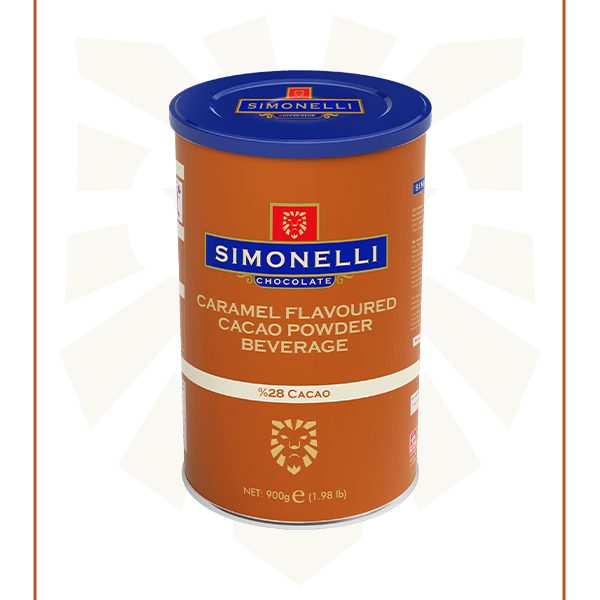 Simonelli Sıcak Çikolata Karamel Aromalı 900 G Teneke