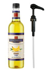 Kahve Ve Kokteyl Şurubu Muz Aromalı 700 ml Pompa Hediyeli