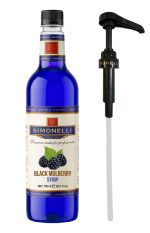 Kahve Ve Kokteyl Şurubu Böğürtlen Aromalı 700 ml Pompa Hediyeli