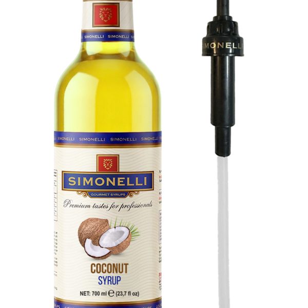 Kahve Ve Kokteyl Şurubu Hindistan Cevizi Aromalı 700 ml Pompa