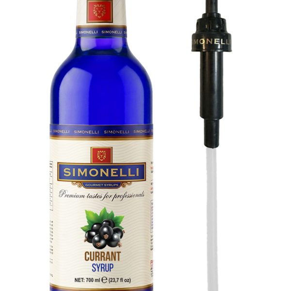 Kahve Ve Kokteyl Şurubu Frenk Üzümü Aromalı 700 ml Pompa Hediyeli