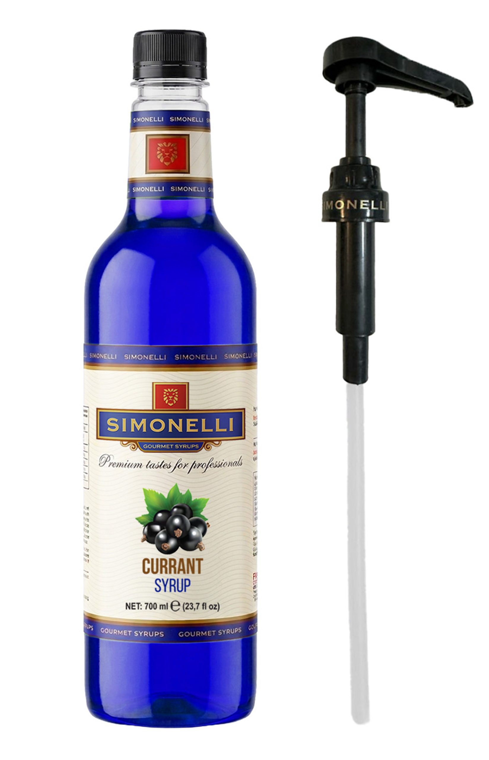 currant Kahve Ve Kokteyl Şurubu Frenk Üzümü Aromalı 700 ml Pompa Hediyeli - Görsel 1