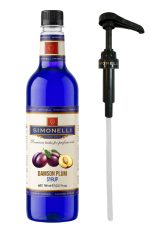 Kahve Ve Kokteyl Şurubu Mürdüm Eriği Aromalı 700 ml Pompa Hediyeli