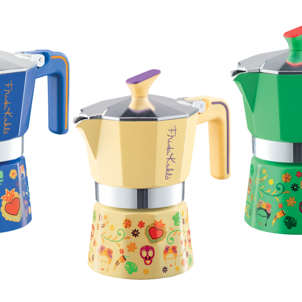 Pedrini Frida Kahlo - 3 Cup Moka Pot Yeşil