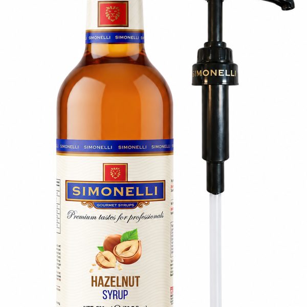 Kahve Ve Kokteyl Şurubu Fındık Aromalı 700 ml Pompa Hediyeli