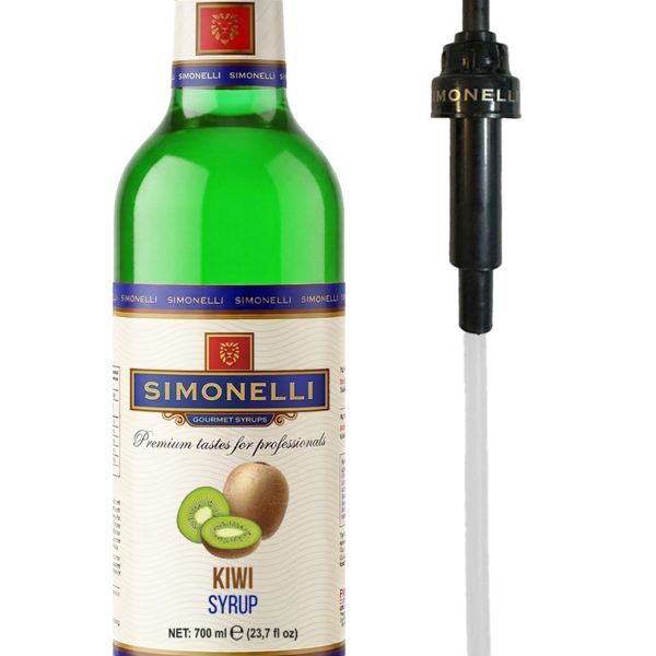 Kahve Ve Kokteyl Şurubu Kivi Aromalı 700 ml Pompa Hediyeli