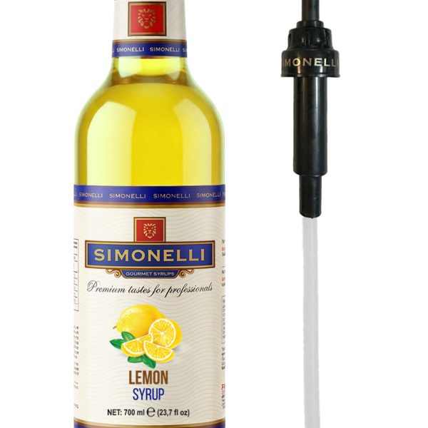 Kahve Ve Kokteyl Şurubu Limon Aromalı 70 ml + Pompa Hediyeli