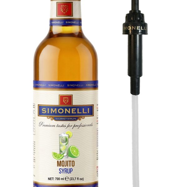 Kahve Ve Kokteyl Şurubu Mojito Aromalı 700 ml Pompa Hediyeli