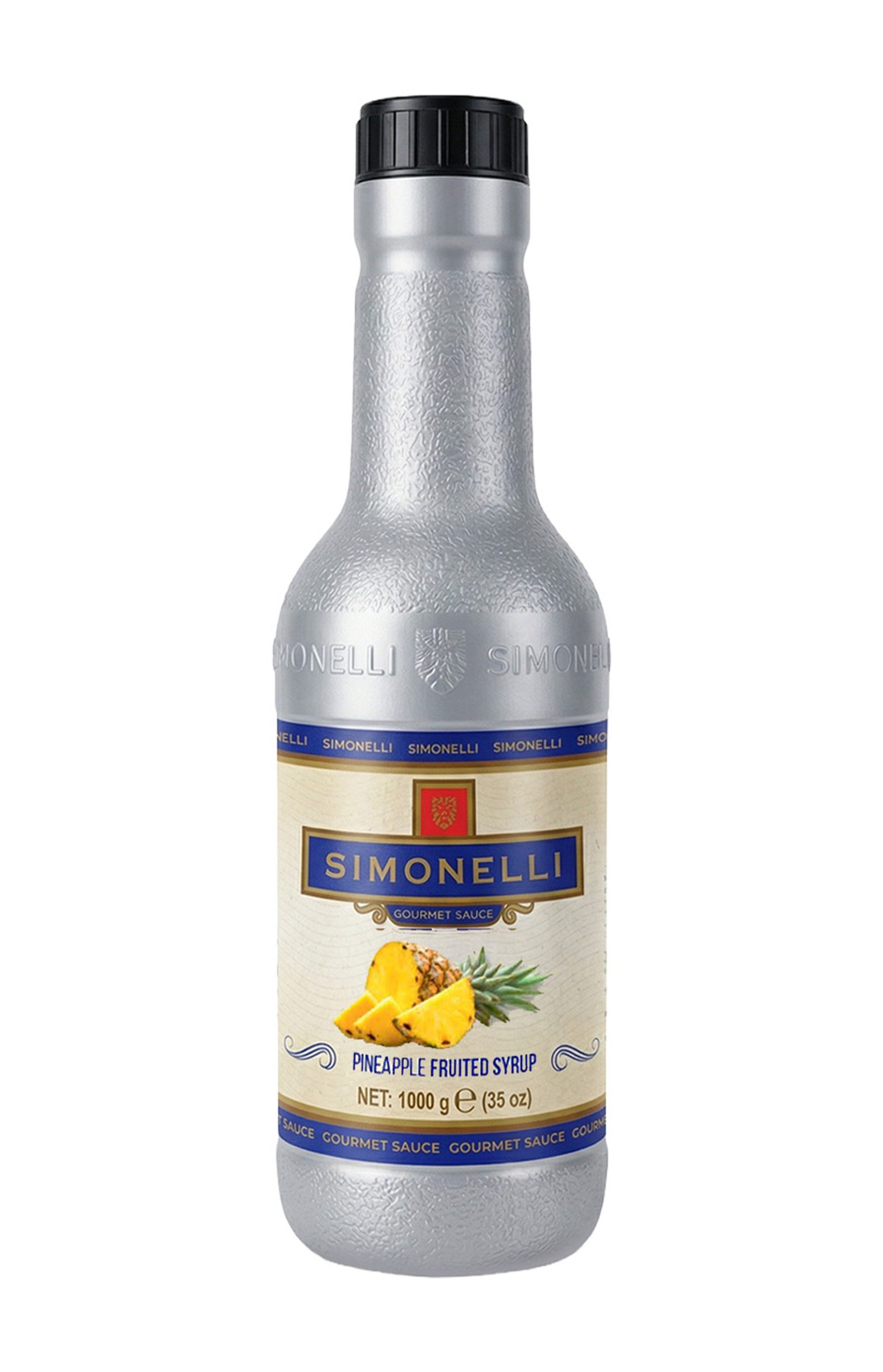 pineapple püre-1 Simonelli Meyve Püresi Ananas 1000 G - Görsel 1