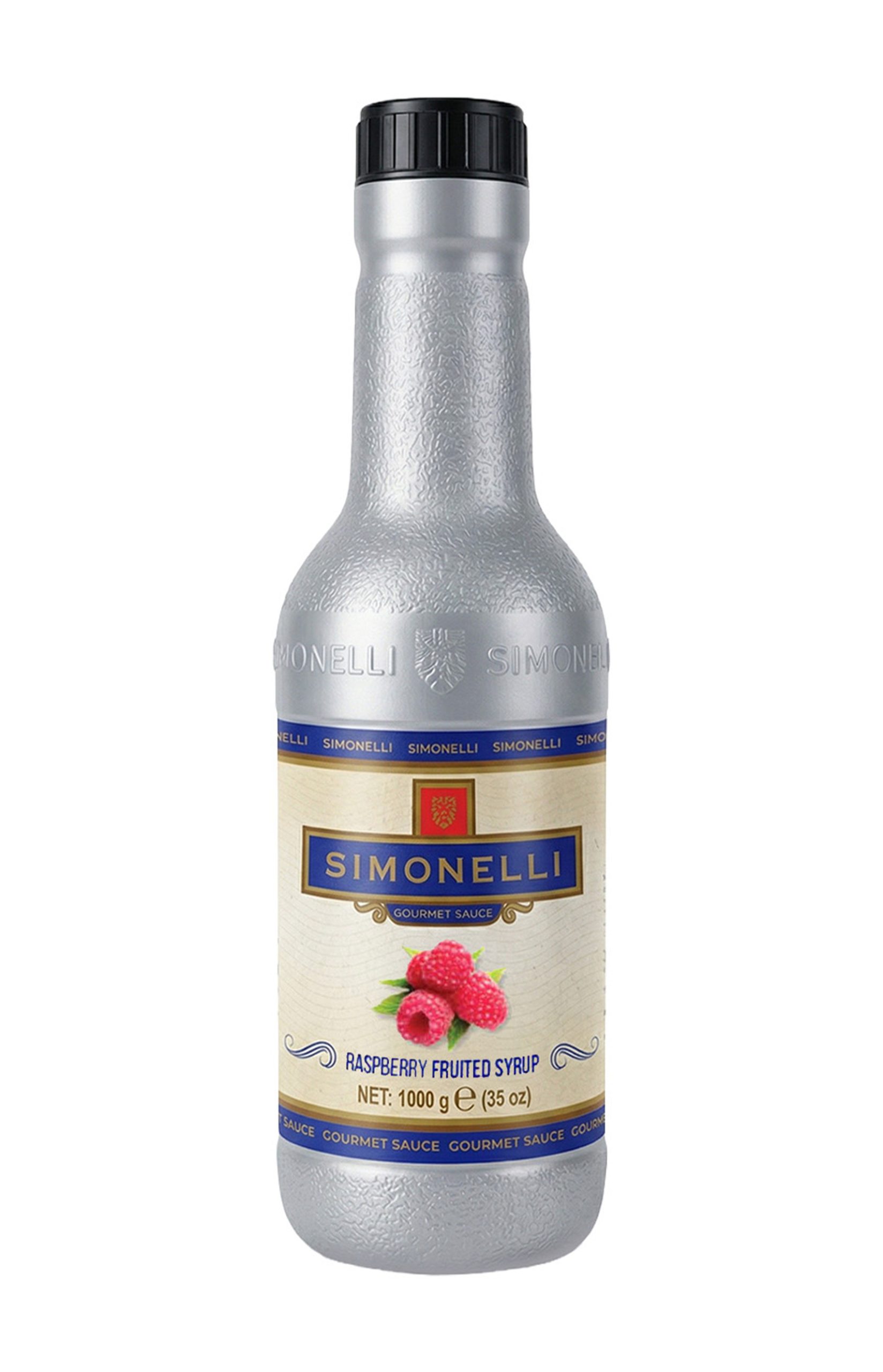 raspberry püre-1 Simonelli Meyve Püresi Frambuaz 1000 G - Görsel 1