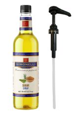 Kahve Ve Kokteyl Şurubu Şeker Aromalı 700 ml Pompa Hediyeli
