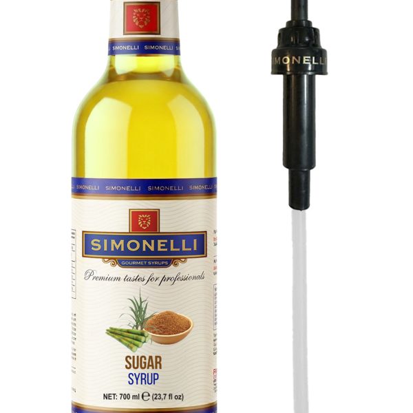 Kahve Ve Kokteyl Şurubu Şeker Aromalı 700 ml Pompa Hediyeli